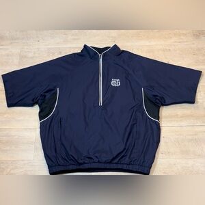 Footjoy Men’s Short Sleeve 1/2 Zip Golf Jacket Size XL